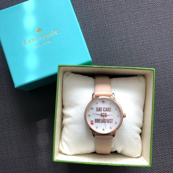 kate spade Accessories - Kate Spade Eat Cake For Breakfast Metro Watch